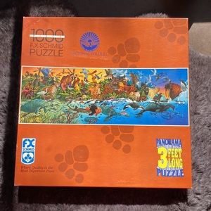 Share the Earth National Wildlife Panorama Puzzle 1000 Vintage Rare